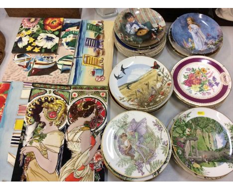 Collectors plates and decorative ceramic plaques