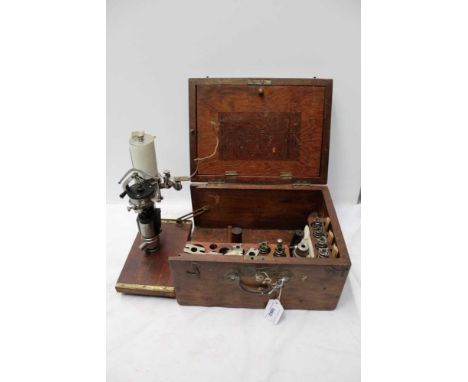 Dobbie- McInnes Ltd steam engine indicator in box with accessories