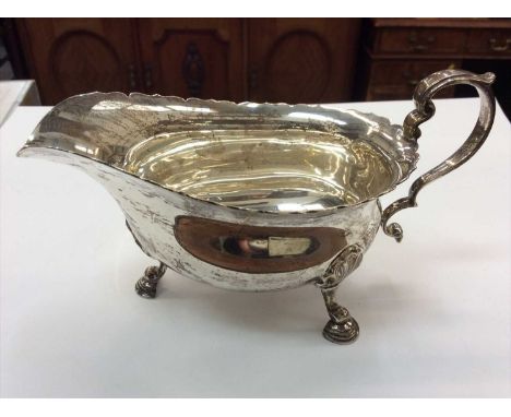 Silver Mappin &amp; Webb gravy boat