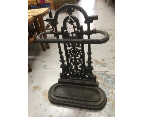 Victorian cast iron stick stand