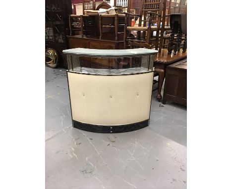 1960's Crescent Shaped Free standing drinks bar