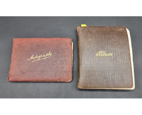 SOCIETY BEAUTIES AND ACTRESSES:&nbsp;two autograph albums, early c20 period, many signed photographs and images pasted in (im