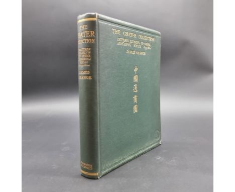 ORANGE (James):&nbsp;'The Chater Collection..pictures relating to China, Hong Kong, Macao, 1655-1860; with historical and des