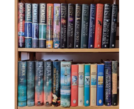 DAVID GEMMELL:&nbsp;RIGANTE SERIES: Sword in the Storm (signed copy), 1998: Midnight Falcon, 1999: Ravenheart, 2001 &amp; Sto