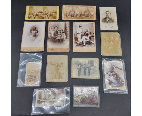PHOTOGRAPHY:&nbsp;a group of 12 albumen-print photographs, late 19th-early 20thc to include post-mortem image of small child 