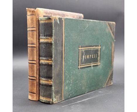 PHOTOGRAPH ALBUM:&nbsp;EUROPEAN TOUR: late 19thc album, densely filled with albumen-print photographs of European cities and 