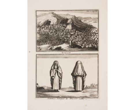 NO RESERVE Levant.- Tournefort (Joseph Pitton de) Relation d'un Voyage du Levant, 2 vol. in 1, titles printed in red and blac