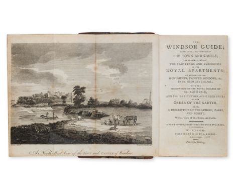 Berkshire &amp; Oxfordshire.- Windsor Guide (The)...Town and Castle, folding engraved plate, Windsor, C.Knight, 1799 bound wi