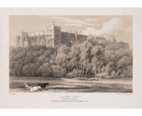 Sussex.- Arundel.- Mason (W.H.) Illustrations of Arundel Castle, Part I [all published], 4 tinted lithographed plates, c.195 