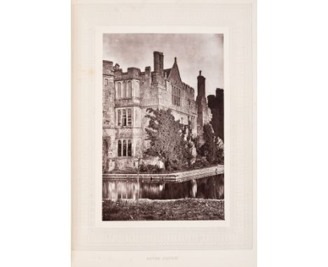 Thompson (Stephen) Old English Homes, first edition, 23 mounted actual photographs of interiors and exteriors, upper hinge sp