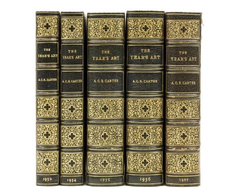 Carter (A. C. R.) The Year's Art: A Concise Epitome of All Matters relating to the Arts of Painting, Sculpture, Engraving and