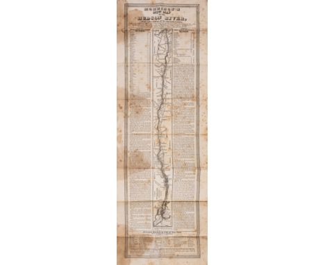 America.- Morrison (Thomas) Morrison's New Map of the Hudson River, with a Description of the Adjoining Country..., broadside