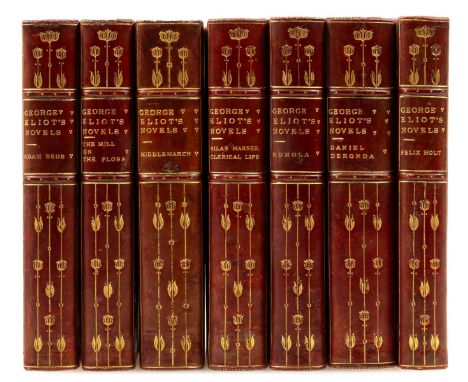 [Evans (Mary Ann)], "George Eliot". [The Novels], 7 vol., new edition, half-titles, light foxing to first few pages, bookplat