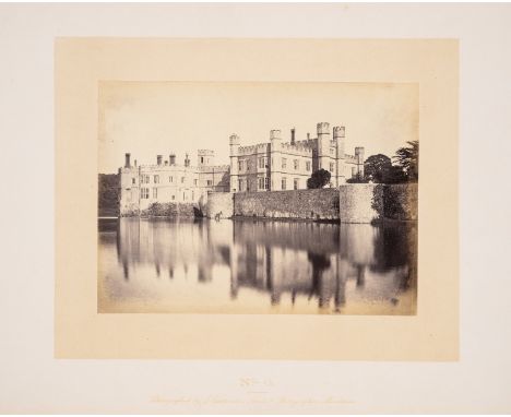 Kent.- Martin (Charles Wykeham) The History and Description of Leeds Castle, Kent, first edition, 8 mounted albumen prints by