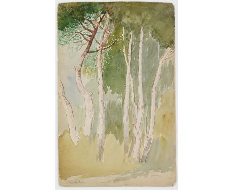 Josephine Butler (British, 1828-1906). 'Antibes', inscribed verso 'At Antibes by Josephine Butler' and  'Nice and Maritime Al