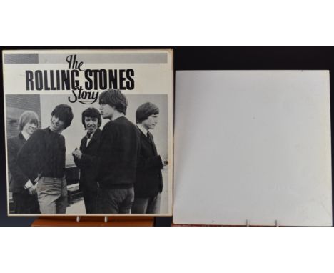 The Rolling Stones - The Rolling Stones Story box set (630120) 12 albums, generally Ex with wear to box, plus The Beatles (3C