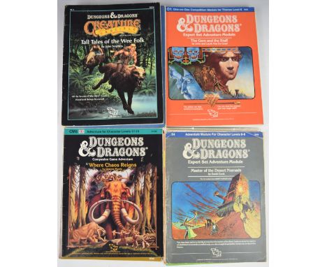 Eighteen Dungeons &amp; Dragons Adventure modules to include Tomb of The Lizard King 9055, The Assassin's Knot 9057, The Land