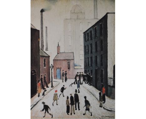 Lawrence Stephen Lowry (1887-1976) signed limited edition (of 850) print by Venture Prints Ltd illustrated scene (1953) with 