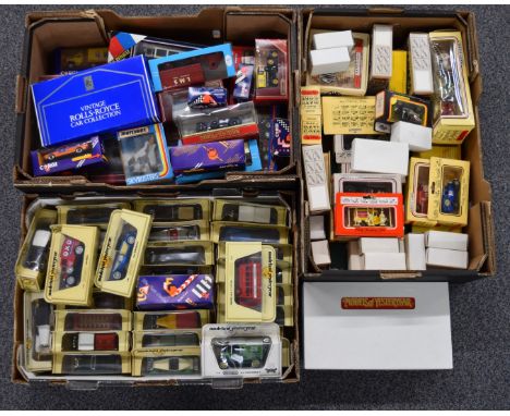 A collection of Corgi, Matchbox, Lledo, Budgie and similar diecast model vehicles including Models of Yesteryear, Transport o