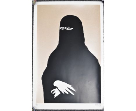 Ryan Callaman 'Ryca' (born 1981) signed limited edition (8/10) print Ona Islam, 76 x 50 cm
