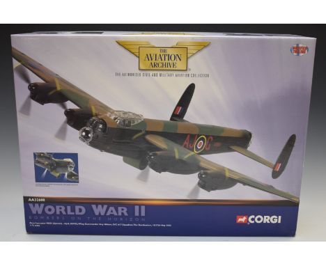 Corgi The Aviation Archive World War II Bombers on the Horizon 1:72 scale diecast model Avro Lancaster MkIII (Special), AJ-G,