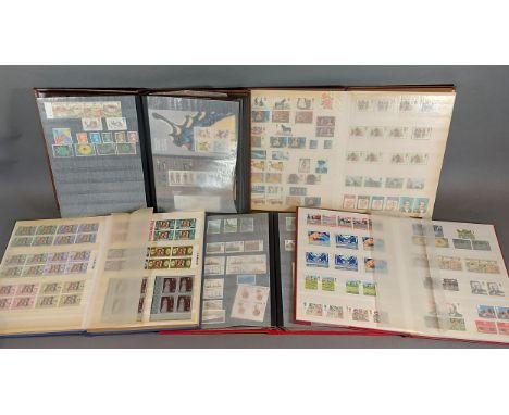 A stamp collection, British and Commonwealth, mainly mint within five albums