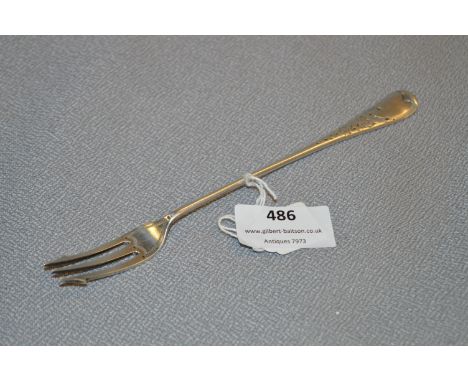 Hallmarked Silver Pickle Fork - Sheffield 1903, Approx 27g 