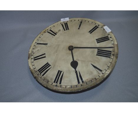 Circular School Type Wall Clock Face and Movement 