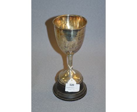 Silver Trophy on Stand - London 1904, Approx 126g 