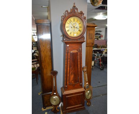 Victorian Mahogany and Walnut Cased Grandfather Clock J &amp; W Orr of Airdrie 