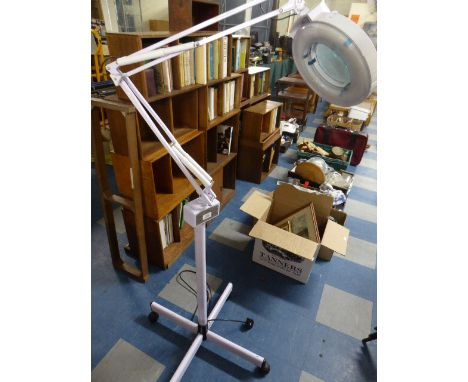 An Adjustable Floor Standing Anglepoise Light