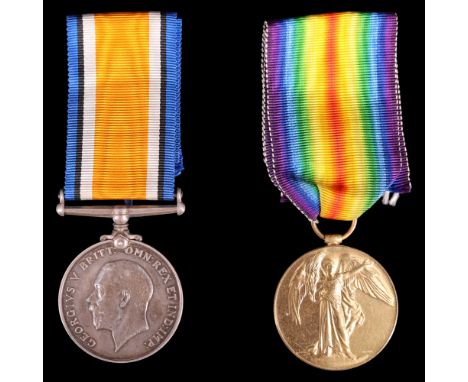 British War and Victory medals to 35887 Private R Wilkins, Border Regiment 