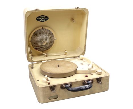 A Philips "Disc-Jockey Major" portable record player, circa 1950s