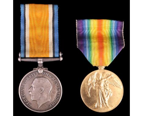 British War and Victory medals to 34699 Private R Williamson, Border Regiment 