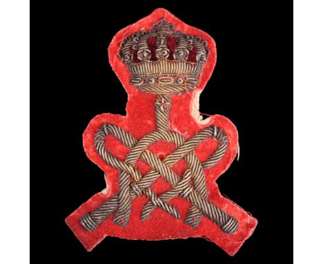 A skill at driving (horse) bullion embroidered prize badge by R Abraham &amp; Sons, London, post 1898