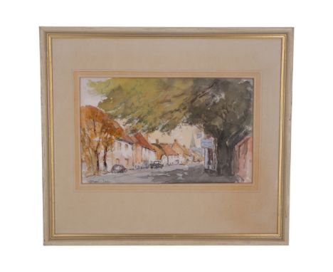 Lieutenant Colonel D N Morgan (early 20th Century)"Lindfield", a quiet prospect of the West Sussex village high street in the