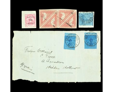 Victorian southern African stamps comprising four Cape of Good Hope 1d triangular reds, a Cape of Good Hope "Mafeking Besiege