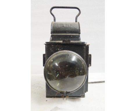 A BR tail lamp. No burner. Measures 38cm H.&nbsp;