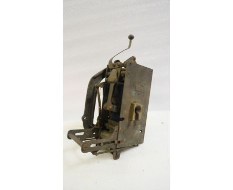 A ticket machine mechanism.&nbsp;