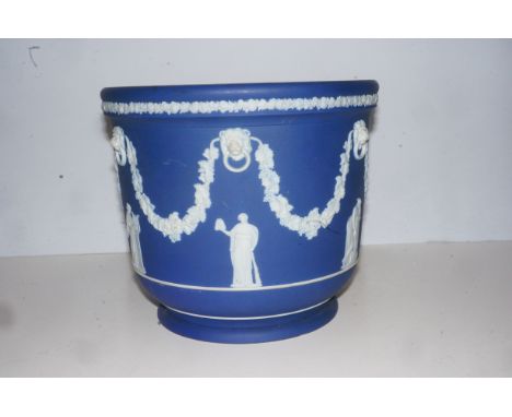 Wedgwood jasper ware planter Height 21 cm
