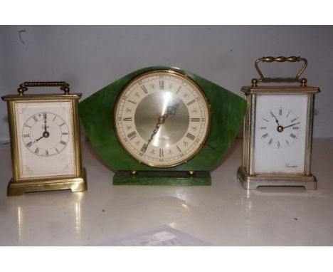 2x Carriages clocks &amp; westclocks mantle clock