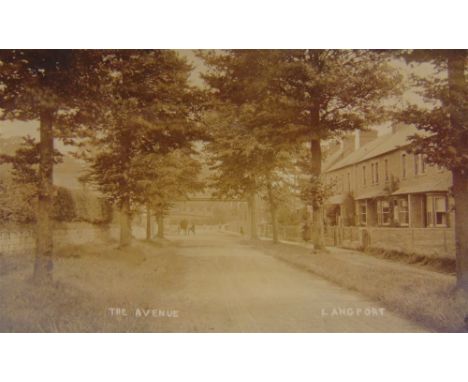 POSTCARDS - ASSORTED  Approximately 204 cards, comprising real photographic views of The Avenue, Langport; a cycle corps on a