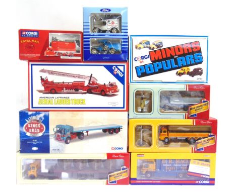 ASSORTED CORGI CLASSICS DIECAST MODEL VEHICLES  including one gift set, each mint or near mint and boxed, (some possibly lack
