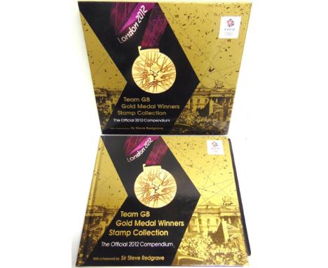 STAMPS - A GREAT BRITAIN LONDON 2012 TEAM GB GOLD MEDAL WINNERS COLLECTION  comprising twenty-nine sheets each of six 1st Cla