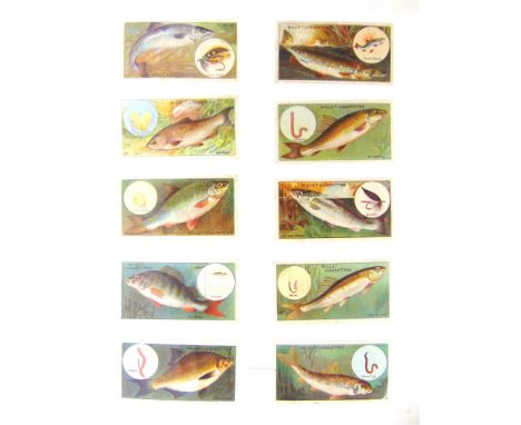 CIGARETTE CARDS - SIXTEEN ASSORTED SETS  comprising Wills, 'Fish &amp; Bait', 1910 (50/50); Player, 'Fresh-Water Fishes', 193