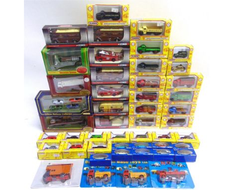 FORTY-EIGHT 1/76 SCALE DIECAST &amp; OTHER MODEL VEHICLES  by Pocketbond Classix (24), Base Toys (13), Corgi Trackside (7), a