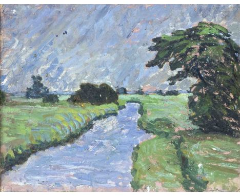 Helmuth Westhoff (1891-1977), dt. Landschafts- und Porträtmaler, Schüler von Otto Modersohn, Studium unter Lovis Corinth und 