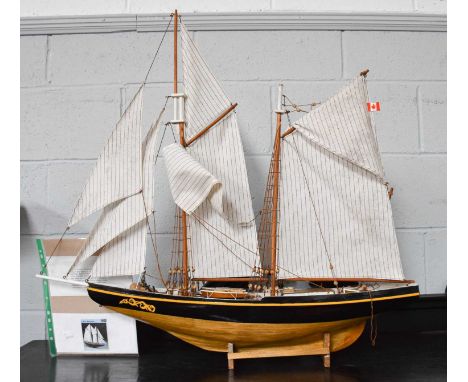 A Scale Model of the Schooner ''Bluenose''