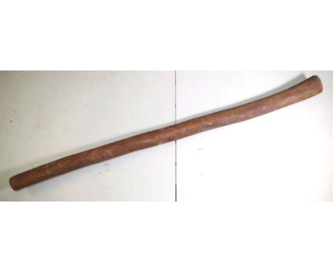 Antique aboriginal hardwood didgeridoo 143cm long