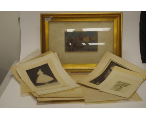 Collection 1920s German etchings a total of approximately 20 etchings, many signed and dated circa 1920s, together with a gil